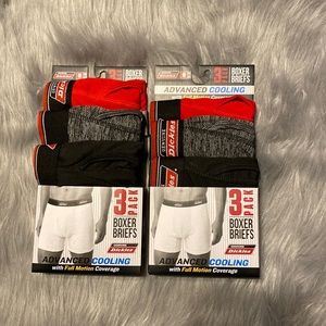 Lot of 2 Genuine Dickies Men's 3 Pack Boxer Brief Medium (32-34)